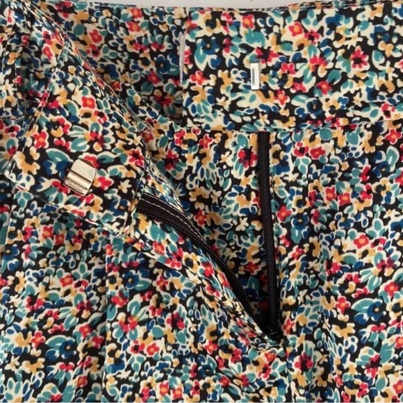 Anthropologie Corey Lynn Calter Silk Floral Rift Valley Shorts NWT - Picture 4 of 6